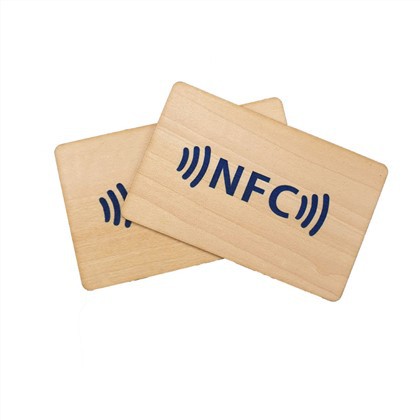 Card de lemn RFID